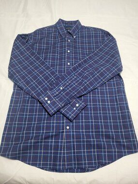 Lands’ End No Iron Twill Long Sleeve Shirt – Size Large Tall (LT)